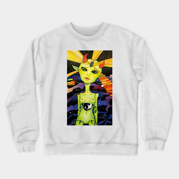 Alien Doll Crewneck Sweatshirt by studio.143